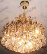 Chandelier 30% lead Crystal # YD3310ag Size w20" x h20"