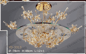 Chandelier 30% lead Crystal # YD3313L13ag Size w32" x h24" Chandelier 30% lead Crystal # YD3313L13ag Size w32" x h24"