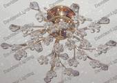 Chandelier 30% lead Crystal # YD3399L5a Size w18" x h12"