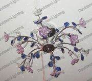 Chandelier 30% lead Crystal # YD3449L12a Size w20" x h11"