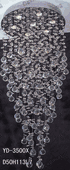 Chandelier 30% lead Crystal # YD3500XL7a Size w22" x h36" Chandelier 30% lead Crystal # YD3500XL7a Size w22" x h36"