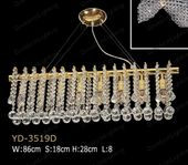Chandelier 30% lead Crystal # YD3519L8a Size w34" x h9" Chandelier 30% lead Crystal # YD3519L8a Size w34" x h9"