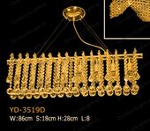 Chandelier 30% lead Crystal # YD3519L8ag Size w16" x h20"