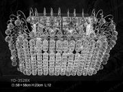 Chandelier 30% lead Crystal # YD3528XL12a Size w24" x h17"