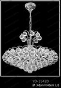 Chandelier 30% lead Crystal # YD3542DL6a Size w26" x h25"
