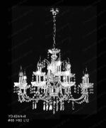 Chandelier 30% lead Crystal # YD624L12a Size w24" x h22"