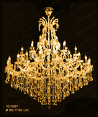 Chandelier 30% lead Crystal # YD9887L42ag Size w62" x h71" Chandelier 30% lead Crystal # YD9887L42ag Size w62" x h71"