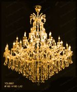 Chandelier 30% lead Crystal # YD9887L42ag Size w62" x h71"
