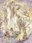 Chessmates by Stephanie Law   8"x10" Ceramic Art Tile with recessed hangers for tabletop or wall hanging purposes