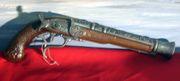 Collectible Replica Fashion Brass Wood Made Spain Gun
