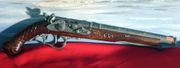 Collectible Replica Fashion Brass Wood Made Spain Gun