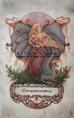 Companionship by Vicki Visconti Tilley 8"x10" Ceramic Art Tile with recessed hangers for tabletop or wall hanging purposes Companionship by Vicki Visconti Tilley 8"x10" Ceramic Art Tile with recessed hangers for tabletop or wall hanging purposes