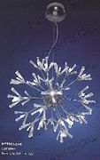 Contemporary Lighting Fixture Modern Hanging Chandelier #HY5001L24 Size w20" x h40"