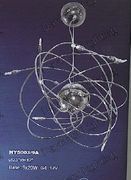 Contemporary Lighting Fixture Modern Hanging Chandelier #HY5003L9 Size w23" x h32"