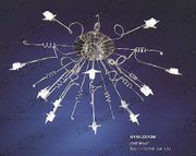 Contemporary Lighting Fixture Modern Hanging Chandelier #HY6022L12 Size w38" x h22"