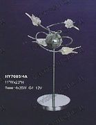 Contemporary Lighting Fixture Modern Hanging Chandelier #HY7005L4 Size w11" x h23"