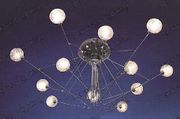 Contemporary Lighting Fixture Modern Hanging Chandelier #HY9015L12 Size w36" x h17"
