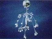 Contemporary Lighting Fixture Modern Hanging Chandelier #MD1111L10 Size w20" x h28"