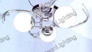 Contemporary Lighting Fixture Modern Hanging Chandelier #MX1031L3 Size w25" x h19"