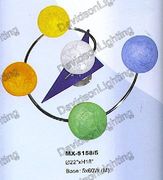 Contemporary Lighting Fixture Modern Hanging Chandelier #MX5158L5 Size w22" x h18"