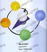 Contemporary Lighting Fixture Modern Hanging Chandelier #MX5158L5 Size w22" x h18"