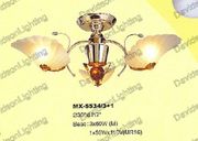 Contemporary Lighting Fixture Modern Hanging Chandelier #MX5534L4G Size w30" x h12"