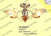 Contemporary Lighting Fixture Modern Hanging Chandelier #MX5534L4G Size w30" x h12"