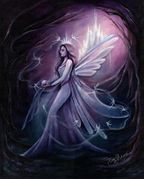 Coronation by Jennifer Galasso   8"x10" Ceramic Art Tile with recessed hangers for tabletop or wall hanging purposes