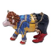 Country Moosic Star Jeweled Box Pewter Licensed product copyrighted by CowParade Holdings Corporation 2008