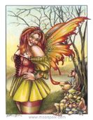 Dawn by Katherine Barber 8"x10" Ceramic Art Tile with recessed hangers for tabletop or wall hanging purposes Dawn by Katherine Barber 8"x10" Ceramic Art Tile with recessed hangers for tabletop or wall hanging purposes