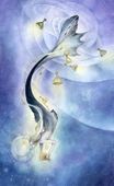 Delving Down by Stephanie Law 8"x10" Ceramic Art Tile with recessed hangers for tabletop or wall hanging purposes Delving Down by Stephanie Law 8"x10" Ceramic Art Tile with recessed hangers for tabletop or wall hanging purposes