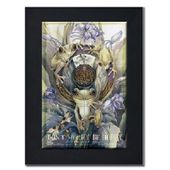 Don't Worry By Happy by Artist Jody Bergsma Don't Worry By Happy by Artist Jody Bergsma Tile mural of Six (6"x6" tiles) framed in a black wood frame Dimensions (LxWxH): 22.00 x 26.00 x 1.00 in.