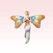 Dragonfly Fairy Jeweled Box Enameled Pewter Box Bejeweled w/ Austrian Crystals