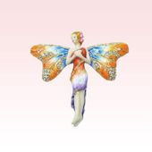 Dragonfly Fairy Jeweled Box Enameled Pewter Box Bejeweled w/ Austrian Crystals