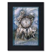 Dream by Artist Jody Bergsma Dream by Artist Jody Bergsma Tile mural of Six (6"x6" tiles) framed in a black wood frame Dimensions (LxWxH): 22.00 x 26.00 x 1.00 in.