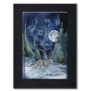 Dream by Artist Jody Bergsma Dream by Artist Jody Bergsma Tile mural of Six (6"x6" tiles) framed in a black wood frame "Nothing can hold back a dream" Dimensions (LxWxH): 22.00 x 26.00 x 1.00 in.