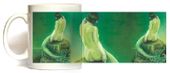 Emerald Mermaid Mug by Artist Carol Philips 11oz Coffee Mugs Microwave and Dishwasher Safe