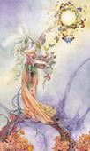 Empress by Stephanie Law 8"x10" Ceramic Art Tile with recessed hangers for tabletop or wall hanging purposes Empress by Stephanie Law 8"x10" Ceramic Art Tile with recessed hangers for tabletop or wall hanging purposes