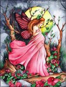 Expecting by Abranda Icle Sisson   8"x10" Ceramic Art Tile with recessed hangers for tabletop or wall hanging purposes