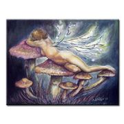 Fading Light by Carol Philips   8"x10" Ceramic Art Tile with recessed hangers for tabletop or wall hanging purposes