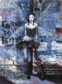 Fairies Do It Better by David Gough 8"x10" Ceramic Art Tile with recessed hangers for tabletop or wall hanging purposes Fairies Do It Better by David Gough 8"x10" Ceramic Art Tile with recessed hangers for tabletop or wall hanging purposes