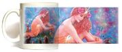 Fairy and the Velveteen Rabbit Mug by Artist Judy Mastrangelo 11oz Coffee Mugs Microwave and Dishwasher Safe