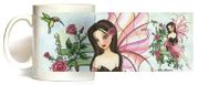 Fairy In My Rose Garden Mug by Nadia Tate 11oz Coffee Mugs Microwave and Dishwasher Safe
