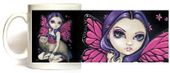 Ferret With Butterfly Wings Mug by Artist Jasmine Becket Griffith 11oz Coffee Mugs Microwave and Dishwasher Safe