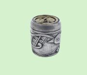 Figurine Celtic Bird Jewelry Box Cold Cast Resin w/ Polished Gunmetal Finish