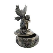 Figurine Dragon Rider Fairy Box Cold Cast Resin Crafted to Detail Bronze-like finish  All items copywrited