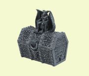 Figurine Dragon Sarcophagus Jewelry Box