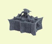 Figurine Dragon Tomb Box Cold Cast Resin Age of the Dragons