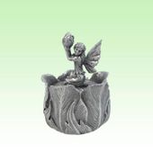 Figurine Fairy Trinket Box Pewter
