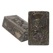 Figurine Faith Fairy Box Cold Cast Resin Crafted to Detail Bronze-like finish  All items copywrited